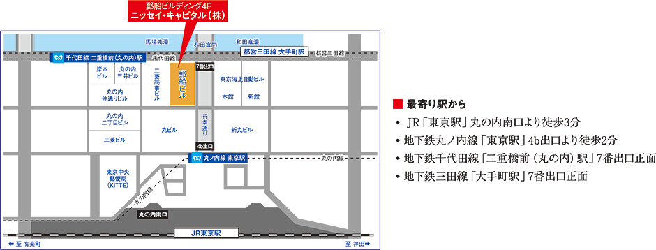 アクセス | 会社概要 | ニッセイ・キャピタル株式会社